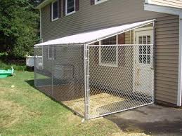 We had just acquired a new puppy, and i was concerned with snow depth. Custom Built Enclosure With Roof Diy Dog Kennel Backyard Dog Area Kennel Ideas Outdoor