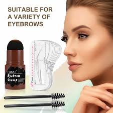 ELAIMEI Kit Pembentuk Alis Anti Air, Kit Pembentuk Stempel Alis Satu  Langkah Gaya Alis Definisi Alami dengan Mudah| Alibaba.com