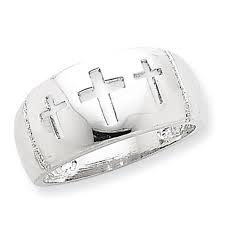 The most common rose cut out material is metal. Polished Rose Gold Cut Out Cross Ring Precious Metal Without Stones Jewelry Watches