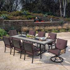 Verena 9 Piece Dining Set Patio Design Patio Decor Outdoor Living