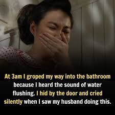 Burst into tears when seeing husband do this at 3am 👇