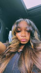 Get Bangs and Highlights with Lay Lay Hair