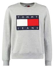 Bnwt Tommy Hilfiger Jeans Flag Logo Sweatshirt Tjm 90s Unisex Men Sweats Grey Tommyhilfiger Sudaderas