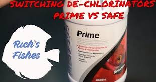Why I Switched Dechlorinators Seachem Prime Vs Safe Do You Use Water Conditioner For Tap Water Youtube Safe Switch