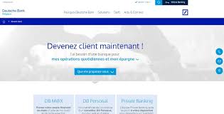 Db personal à partir de 150.000€. Creer Espace Deutsche Bank Belgique Online
