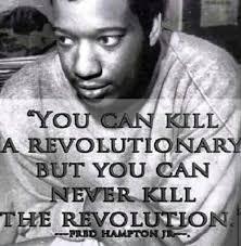 On this date, 54 years ago, 14 Chicago Police officers murdered 21-year old  chairman of the Black Panther Party Fred Hampton in his sleep! These  officers deployed over 80 bullets into Hampton's