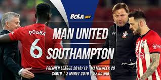 Prediction and odds for the game: Data Dan Fakta Premier League Manchester United Vs Southampton Bola Net