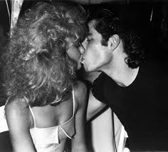 John Travolta Kissing Olivia Newton John This Is The Best Thing Ever Grease Movie Olivia Newton John Grease Party