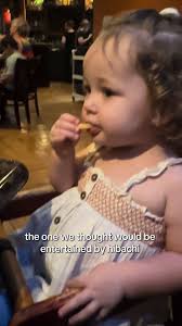 Picky Toddler's Reaction to Hibachi