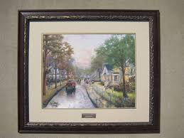 Home Interiors 50th Anniversary By Thomas Kinkade Library Edition Art Art Prints Ebay Thomas Kinkade House Interior Framed Prints