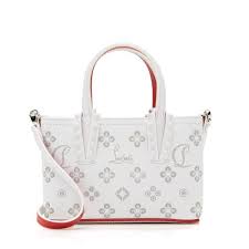 Christian Louboutin Perforated Leather Loubinthesky Nano Tote | Christian  Louboutin Handbags | Bag Borrow or Steal