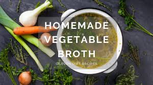 homemade vegetable broth gerson t