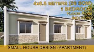 Maybe you would like to learn more about one of these? Small House Design Idea Apartment 4x6 5 Meters 26sqm With One Bedroom Youtube