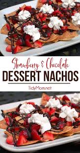 Dessert Nachos Recipe Dessert Nachos Food Recipes