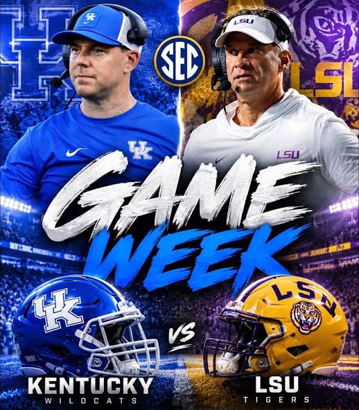  - (4-1) #10 LSU vs. (4-1) Kentucky  - Lexington, Kentucky  (Commonwealth Stadium)  - Saturday 7pm ET (6pm central)  - ESPN