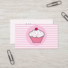 Cupcake Shop Business Cards Zazzle Com Bakery Business Cards Cupcake Business Cards Cupcake Shops
