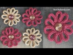 Maybe you would like to learn more about one of these? Diy Tutorial Very Easy How To Crochet Flower Flowers For Decor Youtube