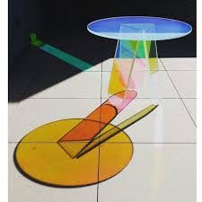 Shimmer Coffee Table With Special Iridescent Multichromatic Finish A Stunning Pic Of Its Magical Effects Thanks Patricia Urquiola Iridescent Acrylic Side Table