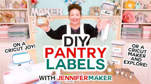Download Diy Pantry Labels On A Cricut Joy Maker Or Explore Youtube