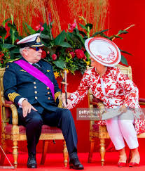 Prince Laurent Of Belgium And Princess Claire Of Belgium During The Belgium National Day Prince And Princess
