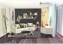 Sims 4 Cc S The Best Keep Life Simple Living Room By Simcredible Wohnzimmer Sims 4 Cc Mobel Sims Haus