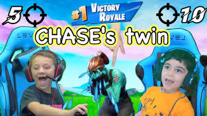 Watch premium and official videos free online. Fgteev Chase S Twin In Fortnite 10 Kills With Level 1 Youtube