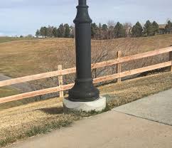 Got Light You Will With This Custom Light Pole Base By E And C Precast Contact Us Today To Place Your Custom Orde Custom Lighting Precast Concrete Light Pole