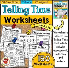 We have 30+ awesome and free time worksheets for you! Differentiated First Grade Telling Time Worksheets By Bite Size Teaching