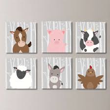 Baby Boy Nursery Art Farm Animals Nursery Art Farm Nursery Etsy Farm Animal Nursery Baby Boy Nursery Art Animal Nursery Decor