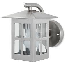 Blooma Medfra Silver Effect Mains Powered Outdoor Wall Light Diy At B Q Outdoor Wall Light Fixtures Wall Lights Diy Patio Lighting