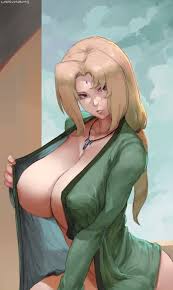 cutesexyrobutts naruto naruto shippuden tsunade areola bottomless no bra  open shirt undressing | 551443 | yande.re