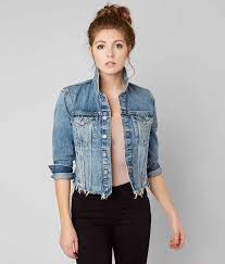 Lucky Brand Tomboy Trucker Jacket Women S Coats Jackets In Allamere Falls Buckle Trucker Jacket Women Lucky Brand Outfits Denim Jacket Women