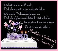 Sprüche Freundin 50 Geburtstag Geburtstagstorte