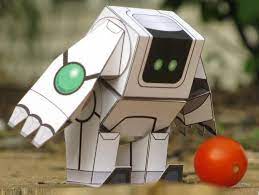 Papermau Sweet Robot Articulated Paper Toy By Paper Posables Kartonnye Podelki Podelki