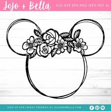Free Free 310 Minnie Mouse Floral Svg Free SVG PNG EPS DXF File