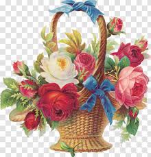 Valentine's day gift baskets from sarah hearts Flower Basket Rose Drawing Clip Art Peacock Transparent Png