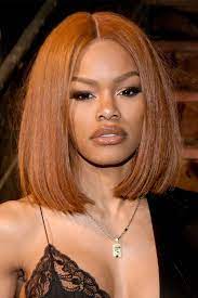 This look creates a sophisticated effect when the hair and skin tone are similar. 15 Stunning Hair Colors For Darker Skin Tones Hair Color For Dark Skin Hair Color For Brown Skin Cool Hair Color