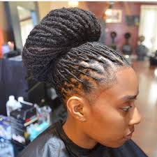 Bun and shape up by Pstyles!! #naturalhairstylist #locology #retwist  #locstyles #pstyles #travelingstylist✈ #teamnatural #dmvstylist  #dmvloctician #naturalhair