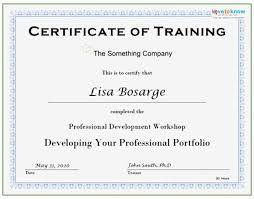 Good Training Certificate Template Free With Photos Certificate Templates Free Edita Certificate Templates Free Certificate Templates Training Certificate