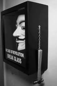 Break In Case Of Revolution V For Vendetta Anonymous Mask Vendetta