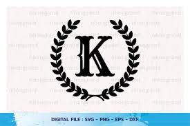Download Monogram Alphabet K Vintage Svg Graphic By Nhongrand Creative Fabrica