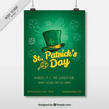 This amazing saint patrick's day flyer is free, so you can download and use it. Free Vector St Patrick S Day Flyer Template