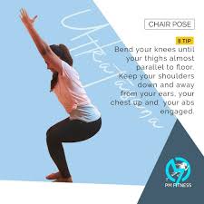 Yoga Chair Pose In 2020 Chair Pose Poses Back Muscles