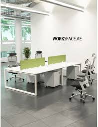 Ace Series Cluster Of 4 Face To Face Workstation Small Office Design Interior Interior Design And Technology Modern Office Design
