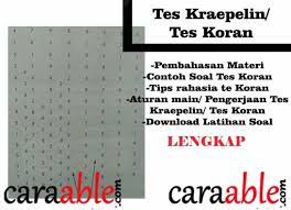 We did not find results for: Tips Rahasia Cara Mengerjakan Tes Koran Tes Kraepelin Online Download Tes Koran Word Pdf Caraable Guide