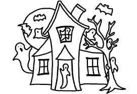 Creating a haunted house is as easy as color, cut and glue! Drawings Pachecolisa20