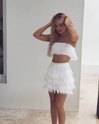 Sofia Fringe Mini Dress White Rave Outfits Fringe Mini Dress Fashion