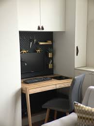 25+ ikea kura bed ideas & hacks. Ikea Skadis Hack For A Mini Office Nook Grillo Designs