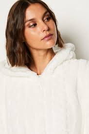 Poncho polaire MARIANY ECRU