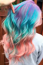 Ombre Hair Looks That Diversify Common Brown And Blonde Ombre Hair Mermaid Hair Color Hair Dye Colors Hair Color Pastel